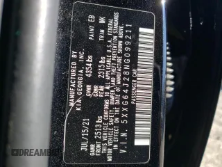 2022 Kia K5 GT-Line z VIN 5XXG64J28NG099211, wystawiony jako Copart lot #46346345 z przebiegiem 132 655 mil mil oraz Szkoda całkowita • Salvage title. Historia ofert i sprzedaży dostępna na DreamBid. Obrazek 14.