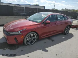 2022 Kia K5 EX with VIN 5XXG34J25NG163648, listed as a Copart auction lot 47132445 with 84,015 mi miles and Salvage Title. Bid and sale history available at carsss.com. Image 1.