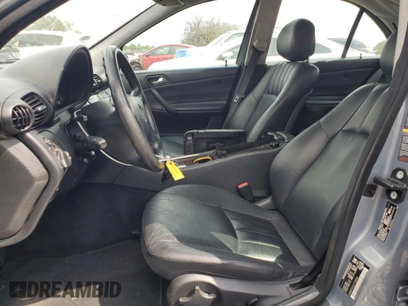 2006 Mercedes-Benz C 280 Luxury with VIN WDBRF92J26F738404, listed as a Copart auction lot 59291165 with 86,479 mi miles and Salvage title. Bid and sale history available at DreamBid. Image 7.