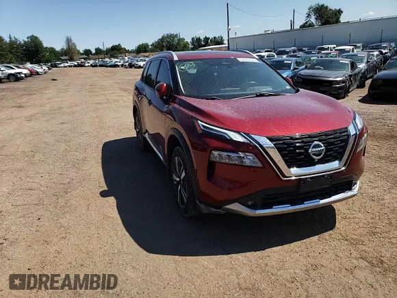 2021 Nissan Rogue Platinum with VIN JN8AT3DDXMW310514, listed as a Copart auction lot 69045054 with 73,225 mi miles and Salvage Title. Bid and sale history available at DreamBid. Image 12.