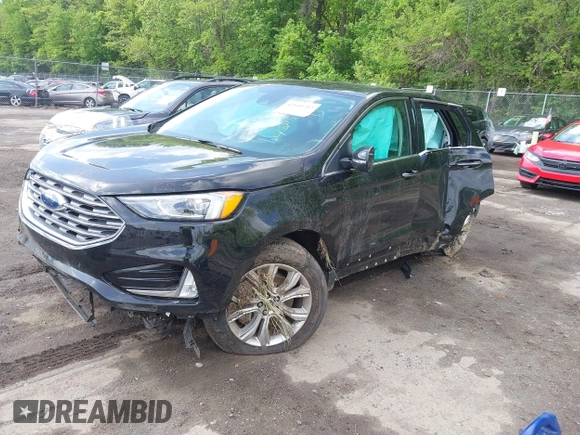 2022 Ford Edge Titanium with VIN 2FMPK4K95NBA45450, listed as a IAAI auction lot 42149752 with Not provided miles and . Bid and sale history available at DreamBid. Image 2.
