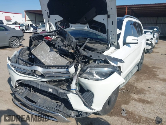 2019 Mercedes-Benz GLS 450 z VIN 4JGDF6EE7KB231729, wystawiony jako IAAI lot #41781298 z przebiegiem 46 327 mil mil oraz . Historia ofert i sprzedaży dostępna na DreamBid. Obrazek 2.