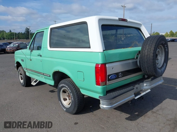 1995 Ford Bronco XL с VIN 1FMEU15N8SLB10358, выставлен на аукционе IAAI как лот 42483412 с пробегом 204 488 миль миль и . История ставок и продаж доступна на DreamBid. Изображение 3.
