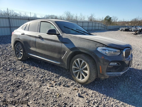 2019 BMW X4 xDrive30i with VIN 5UXUJ3C57KLG55122, listed as a Copart auction lot 87461564 with 0 mi miles and Salvage Title. Bid and sale history available at carsss.com. Image 4.