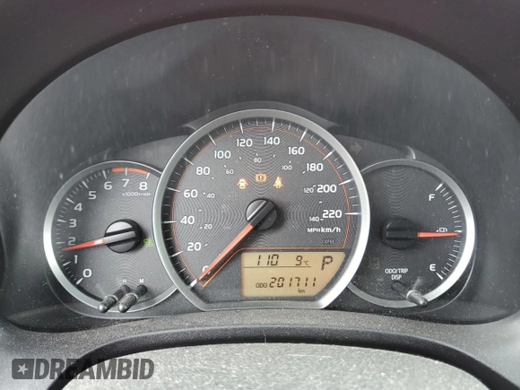 2012 Toyota Yaris L with VIN JTDKTUD32CD517695, listed as a Copart auction lot 57392355 with 201,711 mi miles and Salvage title. Bid and sale history available at DreamBid. Image 9.