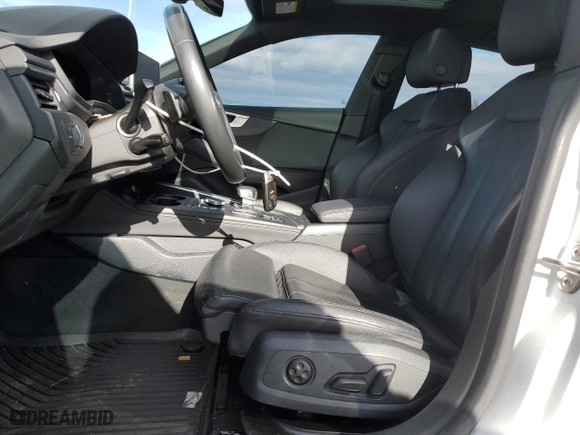 2019 Audi A5 Sportback Premium Plus with VIN WAUENCF52KA096946, listed as a Copart auction lot 43210125 with 68,917 mi miles and Salvage Title. Bid and sale history available at carsss.com. Image 7.