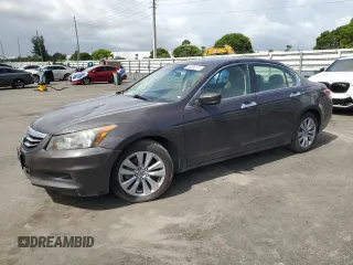 2012 Honda Accord EX with VIN 1HGCP3F7XCA003440, listed as a Copart auction lot 63506115 with 140,795 mi miles and Salvage title. Bid and sale history available at DreamBid. Image 1.