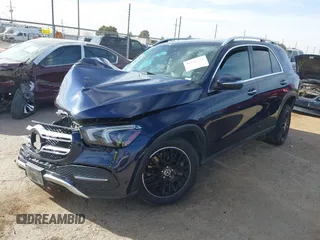 2020 Mercedes-Benz GLE 450 with VIN 4JGFB5KB9LA244966, listed as a IAAI auction lot 41811214 with 85,317 mi miles and . Bid and sale history available at DreamBid. Image 2.