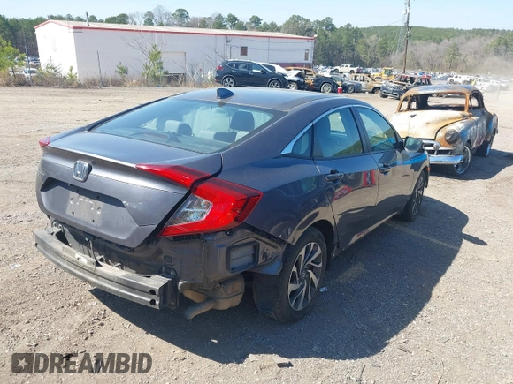 2017 Honda Civic Sedan EX with VIN 2HGFC2F76HH509729, listed as a IAAI auction lot 41773279 with 77,696 mi miles. Bid and sale history available at carsss.com. Image 4.