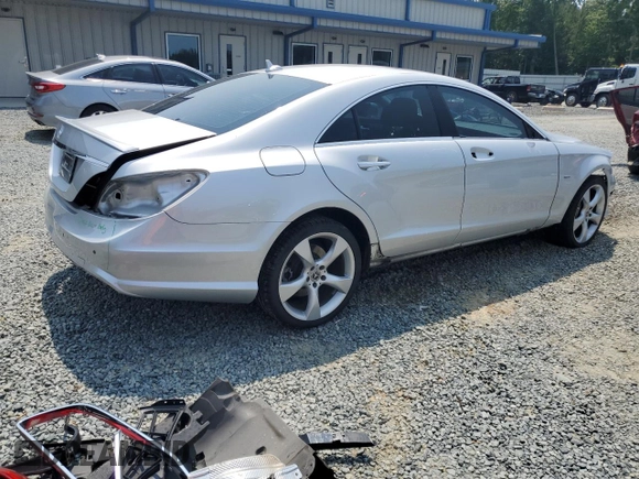 2012 Mercedes-Benz CLS 550 with VIN WDDLJ7DB4CA016575, listed as a Copart auction lot 59344955 with 119,673 mi miles and Salvage title. Bid and sale history available at DreamBid. Image 3.