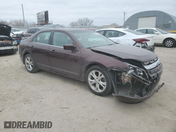 2012 Ford Fusion SE with VIN 3FAHP0HA5CR168867, listed as a Copart auction lot 45722205 with 130,035 mi miles and Salvage Title. Bid and sale history available at carsss.com. Image 4.