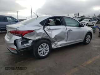 2022 Hyundai Accent SEL with VIN 3KPC24A68NE176097, listed as a Copart auction lot 70714962 with 6,767 mi miles. Bid and sale history available at carsss.com. Image 3.