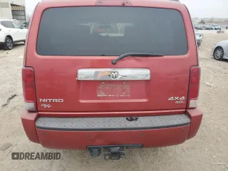 2008 Dodge Nitro R/T with VIN 1D8GU58628W151909, listed as a Copart auction lot 86127564 with 189,804 mi miles and Salvage Title. Bid and sale history available at DreamBid. Image 6.