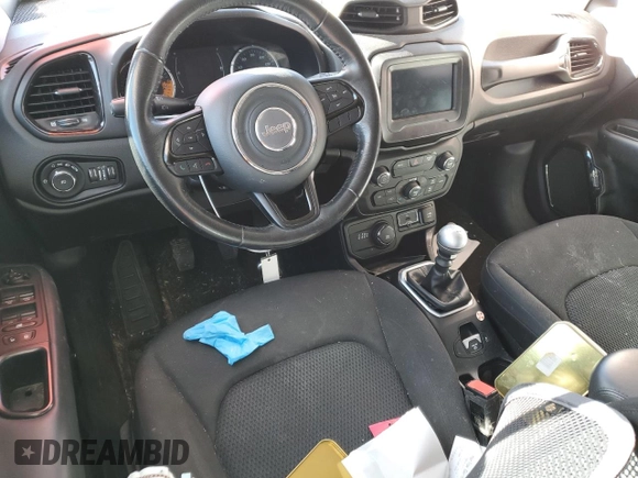 2018 Jeep Renegade Altitude with VIN ZACCJBBHXJPG69719, listed as a Copart auction lot 80353244 with Not provided miles and Salvage title. Bid and sale history available at DreamBid. Image 8.