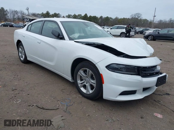 2023 Dodge Charger SXT with VIN 2C3CDXBG1PH699461, listed as a IAAI auction lot 41715007 with 3,424 mi miles. Bid and sale history available at carsss.com. Image 1.