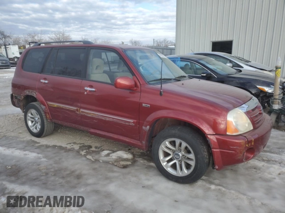 2004 Suzuki XL7 LX z VIN JS3TX92V744103907, wystawiony jako Copart lot #42055785 z przebiegiem 194 672 mil mil oraz Szkoda całkowita • Salvage title. Historia ofert i sprzedaży dostępna na DreamBid. Obrazek 4.
