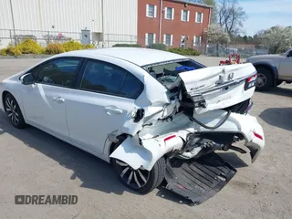 2015 Honda Civic EX-L with VIN 19XFB2F96FE255743, listed as a IAAI auction lot 42083156 with Not Provided miles and . Bid and sale history available at DreamBid. Image 3.
