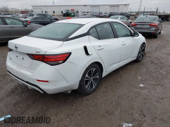 2021 Nissan Sentra SV with VIN 3N1AB8CV2MY306555, listed as a IAAI auction lot 41717581 with 63,198 mi miles and . Bid and sale history available at DreamBid. Image 4.