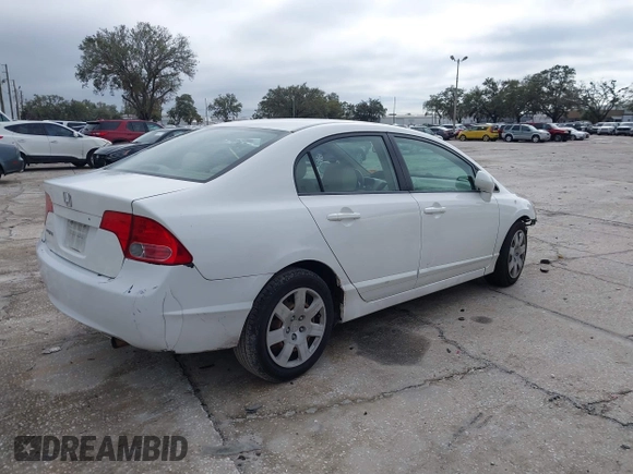 2008 Honda Civic LX with VIN 2HGFA16528H519995, listed as a IAAI auction lot 41400248 with 166,460 mi miles and . Bid and sale history available at DreamBid. Image 4.