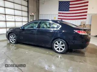 2012 Acura TL Tech Auto with VIN 19UUA8F54CA015858, listed as a Copart auction lot 46478045 with 202,380 mi miles and Salvage Title. Bid and sale history available at carsss.com. Image 2.