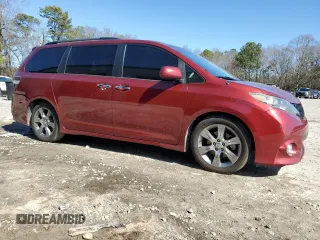 2014 Toyota Sienna SE with VIN 5TDXK3DC2ES518694, listed as a Copart auction lot 45270805 with 170,824 mi miles and Salvage Title. Bid and sale history available at DreamBid. Image 4.