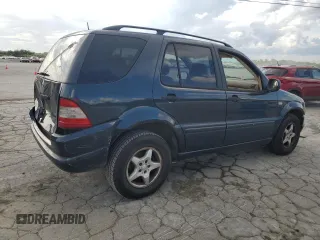2001 Mercedes-Benz M 320/430/500 with VIN 4JGAB54E41A272057, listed as a Copart auction lot 58197965 with 150,829 mi miles and Salvage title. Bid and sale history available at DreamBid. Image 3.