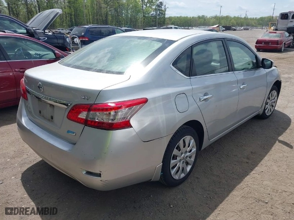 2014 Nissan Sentra SV with VIN 3N1AB7AP9EY212995, listed as a IAAI auction lot 42087523 with 141,811 mi miles. Bid and sale history available at carsss.com. Image 4.
