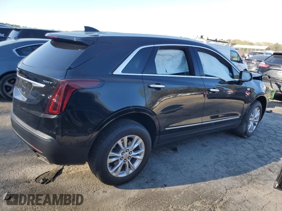 2020 Cadillac XT5 Luxury FWD with VIN 1GYKNAR43LZ167680, listed as a Copart auction lot 50603835 with 52,874 mi miles and Salvage title. Bid and sale history available at DreamBid. Image 3.