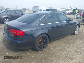 2013 Audi A4 Premium with VIN WAUBFAFLXDN005355, listed as a IAAI auction lot 41777434 with 173,481 mi miles. Bid and sale history available at carsss.com. Image 4.