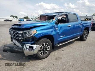 2018 Toyota Tundra SR5 with VIN 5TFHW5F15JX694448, listed as a Copart auction lot 60318765 with 55,866 mi miles and Salvage title. Bid and sale history available at DreamBid. Image 1.