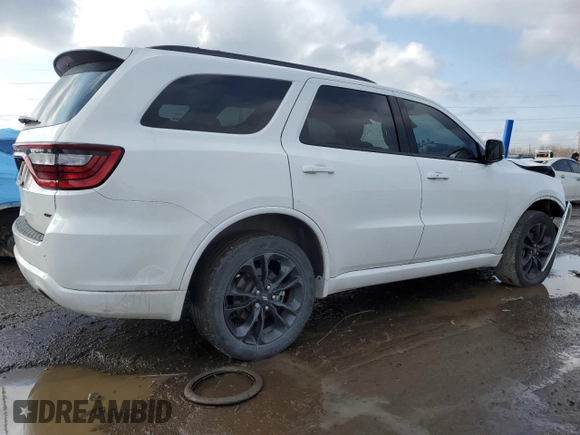 2022 Dodge Durango GT Plus with VIN 1C4RDJDGXNC212631, listed as a Copart auction lot 52861215 with 61,721 mi miles and Salvage title. Bid and sale history available at DreamBid. Image 3.