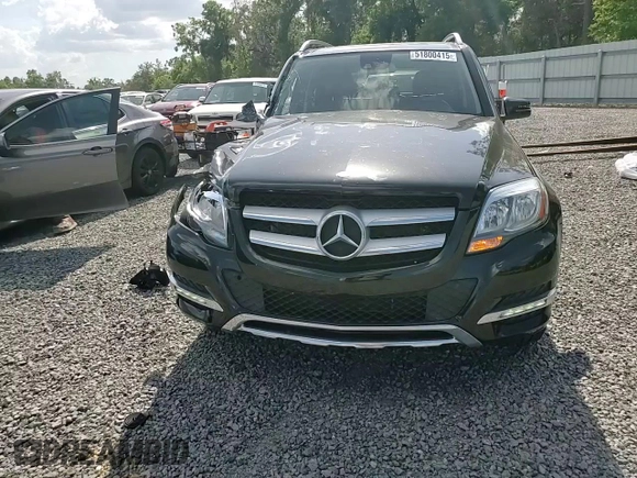 2015 Mercedes-Benz GLK GLK 350 with VIN WDCGG5HB0FG379301, listed as a Copart auction lot 51800415 with 55,389 mi miles and Salvage Title. Bid and sale history available at carsss.com. Image 12.