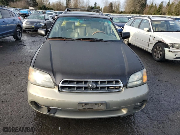 2001 Subaru Legacy Wagon Outback H6 L.L. Bean Edition with VIN 4S3BH806017671374, listed as a Copart auction lot 86381044 with 185,696 mi miles and Clean Title. Bid and sale history available at carsss.com. Image 5.