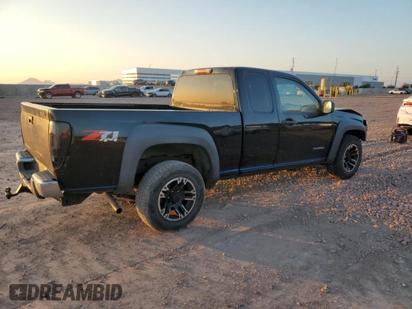 2005 Chevrolet Colorado LS Z71 z VIN 1GCDT196658182639, wystawiony jako Copart lot #43548385 z przebiegiem 183 129 mil mil oraz Szkoda całkowita • Salvage title. Historia ofert i sprzedaży dostępna na DreamBid. Obrazek 3.