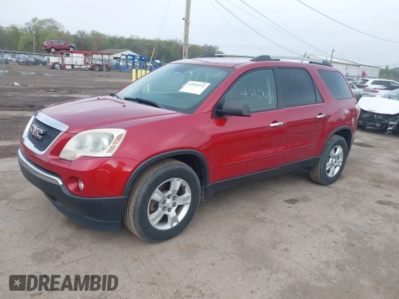 2012 GMC Acadia SL with VIN 1GKKRNEDXCJ195860, listed as a IAAI auction lot 42169232 with 175,720 mi miles. Bid and sale history available at carsss.com. Image 2.