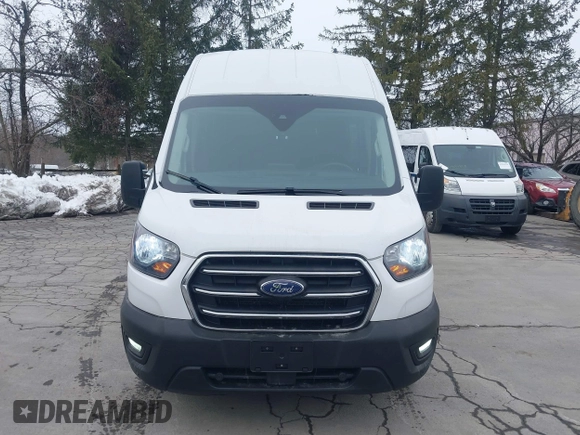 2020 Ford Transit Cargo with VIN 1FTBW3XG0LKB42773, listed as a IAAI auction lot 41564980 with 57,124 mi miles and . Bid and sale history available at carsss.com. Image 12.