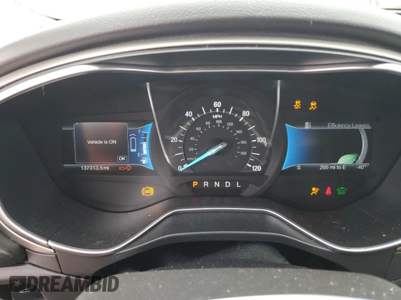 2016 Ford Fusion SE Hybrid with VIN 3FA6P0LU8GR184754, listed as a Copart auction lot 52637595 with 137,313 mi miles and Salvage Title. Bid and sale history available at carsss.com. Image 9.
