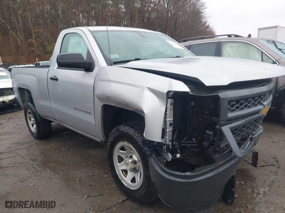 2014 Chevrolet Silverado 1500 Work Truck with VIN 1GCNCPEH4EZ231913, listed as a IAAI auction lot 41840013 with 1 mi miles. Bid and sale history available at carsss.com. Image 1.