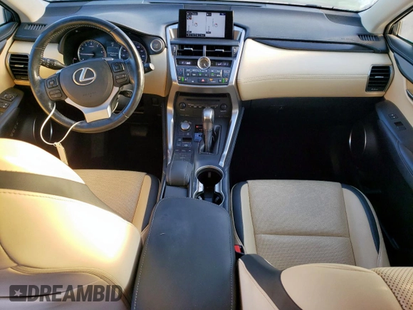 2017 Lexus NX 200t with VIN JTJYARBZ9H2074403, listed as a Copart auction lot 52039815 with 93,589 mi miles and Salvage Title. Bid and sale history available at DreamBid. Image 8.