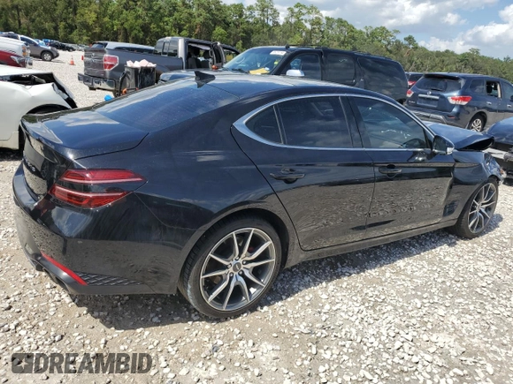 2022 Genesis G70 2.0T with VIN KMTG34TA2NU103729, listed as a Copart auction lot 65336264 with 51,705 mi miles and Salvage Title. Bid and sale history available at carsss.com. Image 3.