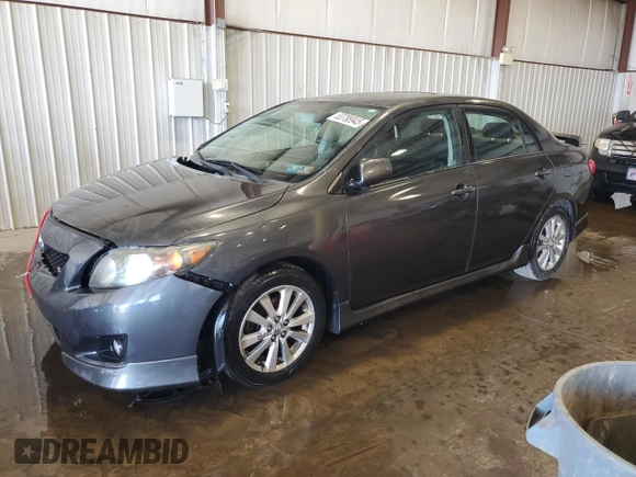 2009 Toyota Corolla with VIN 2T1BU40E69C107797, listed as a Copart auction lot 53788945 with 222,862 mi miles and Salvage Title. Bid and sale history available at carsss.com. Image 1.