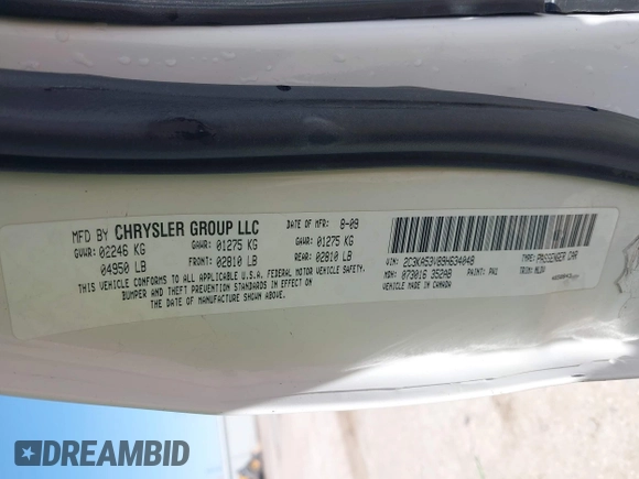 2009 Chrysler 300 Touring with VIN 2C3KA53V89H634048, listed as a IAAI auction lot 41974629 with Not Provided miles and . Bid and sale history available at DreamBid. Image 9.