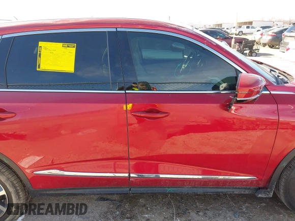 2023 Acura MDX w/Technology Package with VIN 5J8YE1H43PL041461, listed as a IAAI auction lot 41347974 with 9,281 mi miles. Bid and sale history available at carsss.com. Image 13.