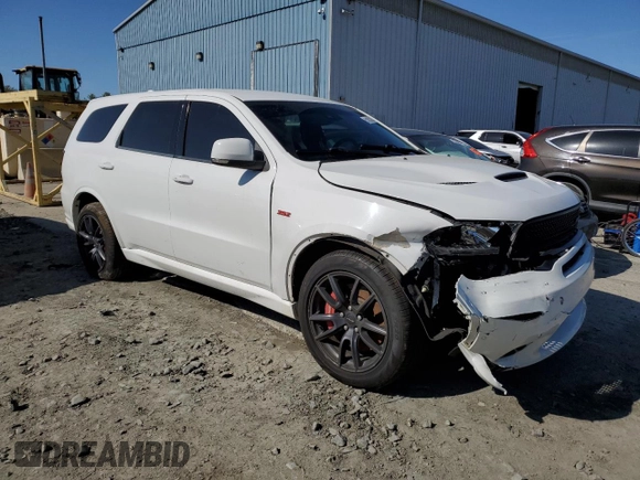 2018 Dodge Durango SRT with VIN 1C4SDJGJ1JC341666, listed as a Copart auction lot 51927205 with 86,585 mi miles and Salvage title. Bid and sale history available at DreamBid. Image 4.