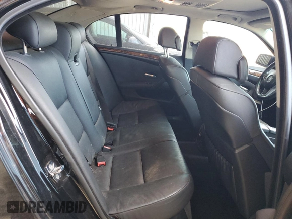 2008 BMW 5 Series 550i with VIN WBANW53598CT48525, listed as a Copart auction lot 48611945 with 103,546 mi miles and Salvage Title. Bid and sale history available at carsss.com. Image 10.