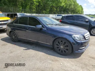 2011 Mercedes-Benz C 300 Sport with VIN WDDGF8BB4BR139871, listed as a Copart auction lot 54922615 with 189,937 mi miles and Salvage title. Bid and sale history available at DreamBid. Image 4.