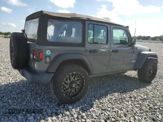 2019 Jeep Wrangler Unlimited Sport with VIN 1C4HJXDG6KW690966, listed as a Copart auction lot 62450355 with 55,576 mi miles and Salvage title. Bid and sale history available at DreamBid. Image 3.