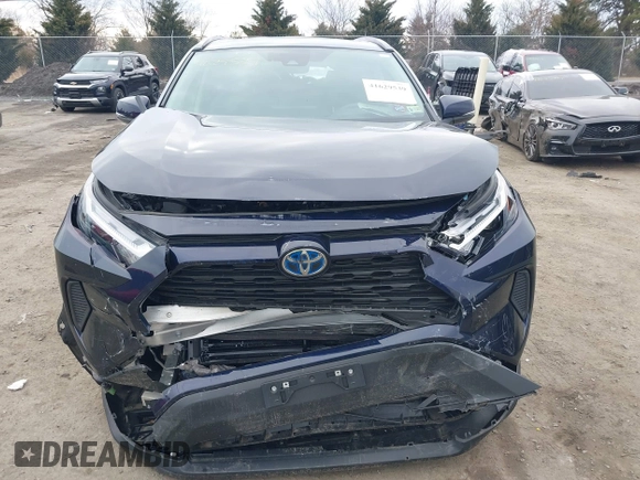 2023 Toyota RAV4 Hybrid XLE with VIN 2T3RWRFV8PW181044, listed as a IAAI auction lot 41629539 with 22,905 mi miles. Bid and sale history available at carsss.com. Image 12.
