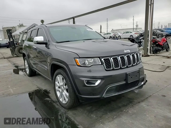 2017 Jeep Grand Cherokee Limited with VIN 1C4RJEBG8HC617099, listed as a Copart auction lot 59698505 with 79,154 mi miles and Salvage title. Bid and sale history available at DreamBid. Image 14.