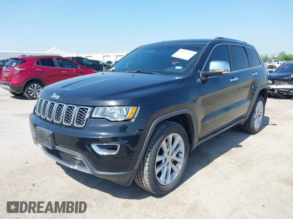 2017 Jeep Grand Cherokee Limited with VIN 1C4RJFBG8HC684470, listed as a IAAI auction lot 41977751 with 89,537 mi miles and . Bid and sale history available at DreamBid. Image 2.